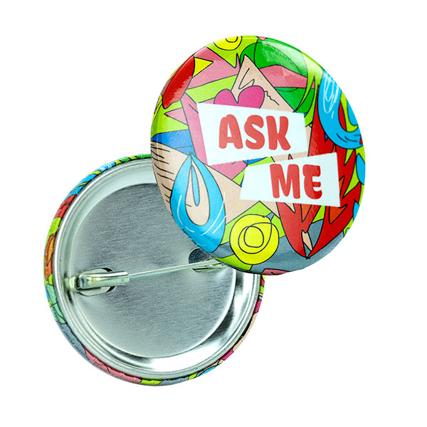  55mm Button Badge