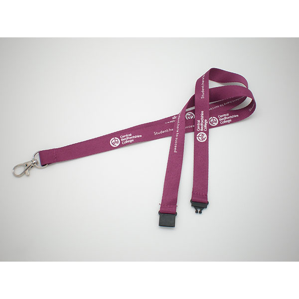  20mm Flat Polyester Lanyard