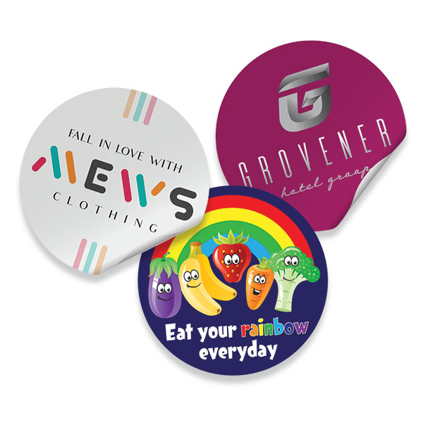  Round Paper Stickers - 37mm