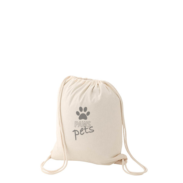  Natural 5oz Cotton Drawstr..