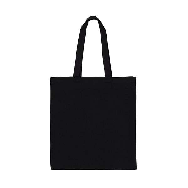  Black 8oz Canvas Shopper -..