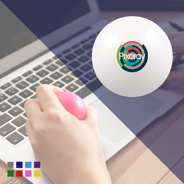  Round Stress Ball - 1 Colour