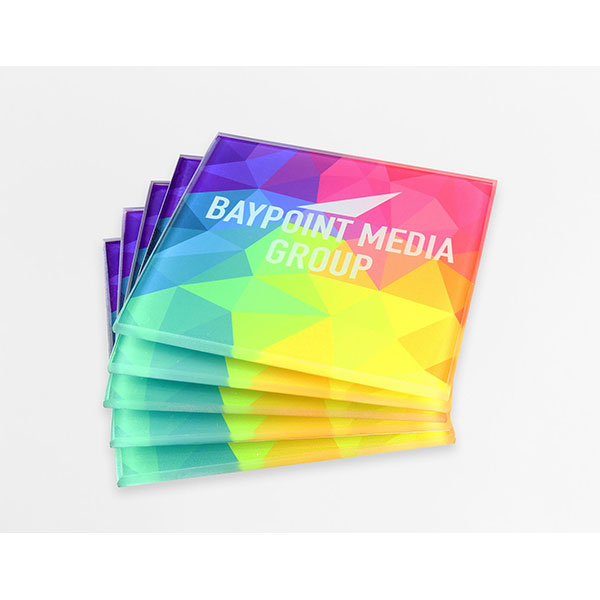  Dye Sublimated Glass Coaster