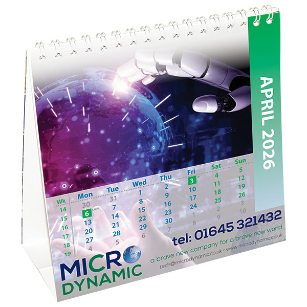  Square Easel Calendar