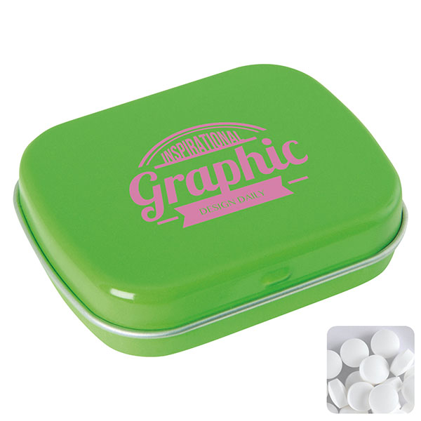  Flat Mint Tin - 1 Colour