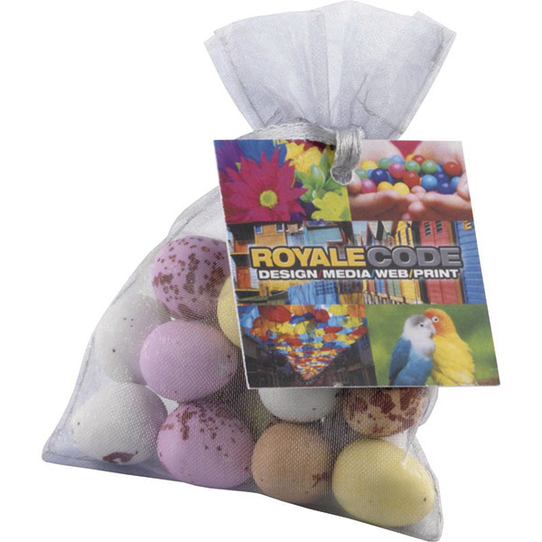  Organza Bag with Mini Eggs..