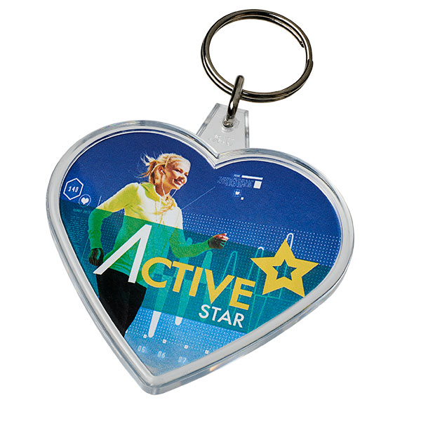  Heart Shaped Key Ring