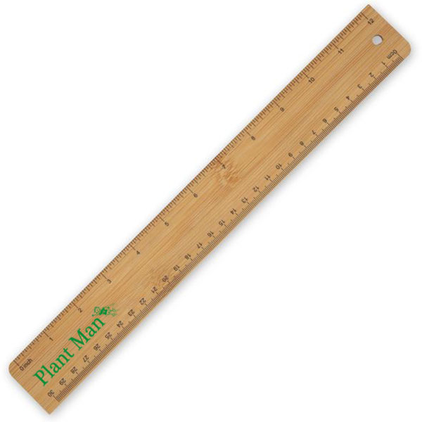  Bamboo Ruler 30cm - Full C..