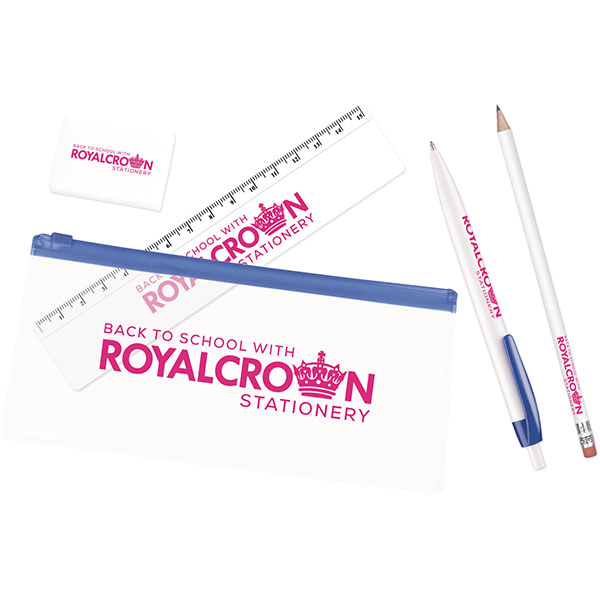  Transparent Pencil Case Kit